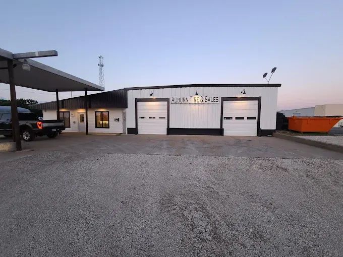 Auburn Tire & Sales shop exterior in Auburn, Kansas